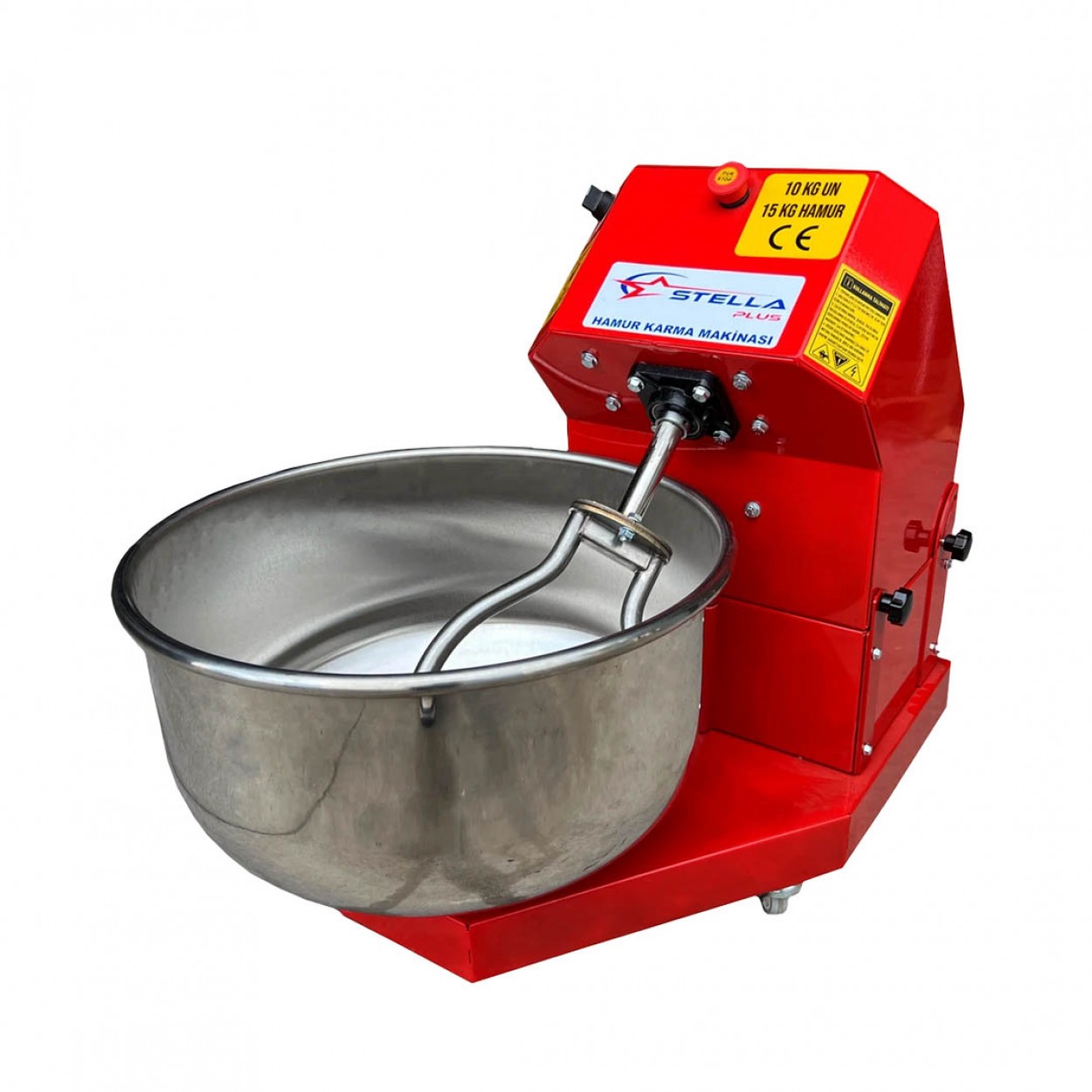 SP-10 Devirmeli Hamur Yoğurma Makinesi | 10 Kg Un - 15 Kg Hamur Kapasitesi