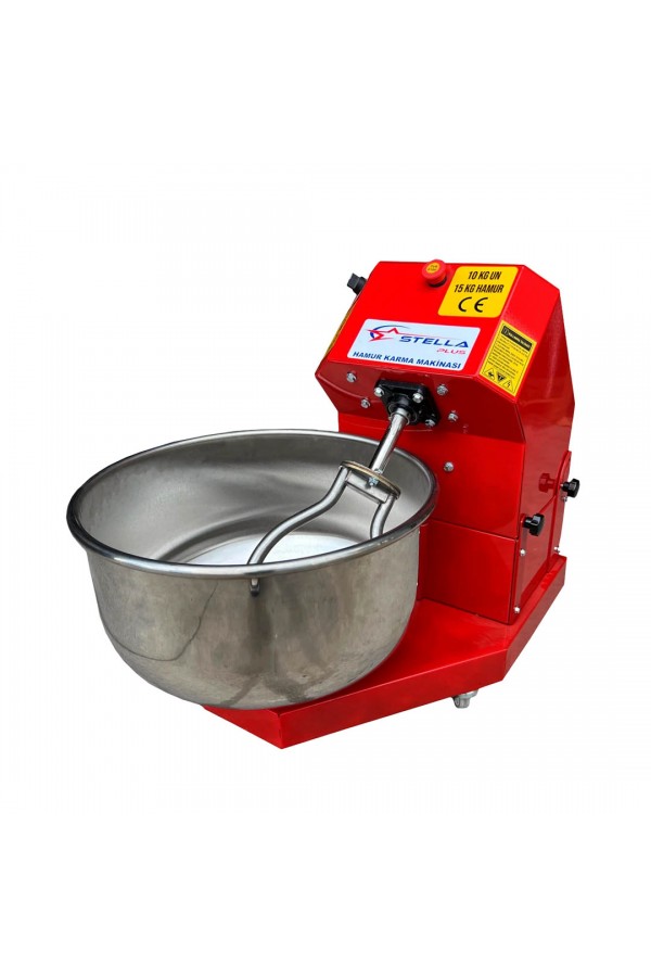 SP-10 Devirmeli Hamur Yoğurma Makinesi | 10 Kg Un - 15 Kg Hamur Kapasitesi SP-10 Devirmeli Hamur Yoğurma Makinesi | 10 Kg Un - 15 Kg Hamur Kapasitesi
