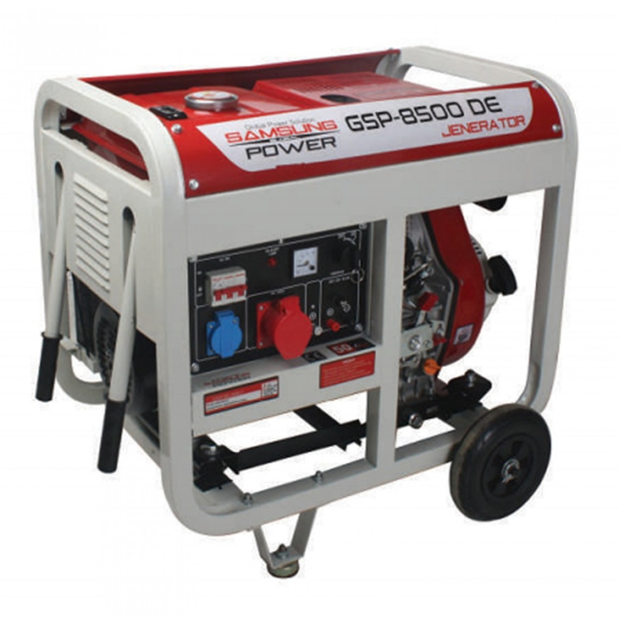 Samsung Di̇zel Jeneratör 7.0 Kw Monofoze Açik Kasa Marşli