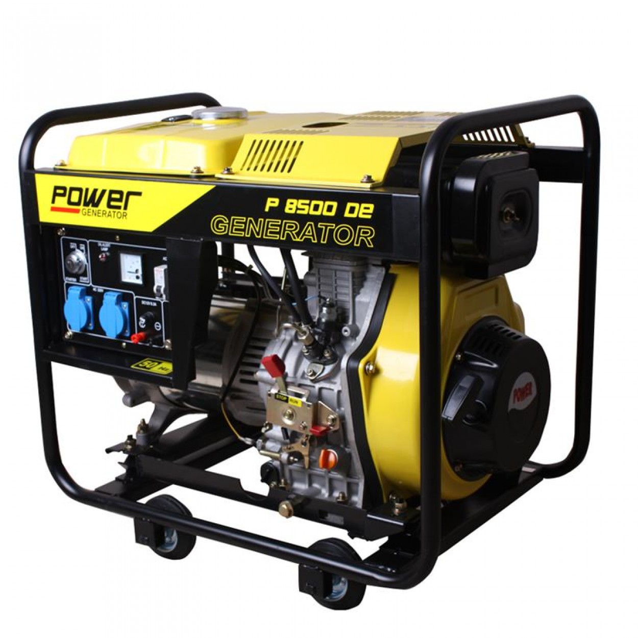 Ex Power Di̇zel Jeneratör 7 Kw Monofoze Açik Kasa Marşli