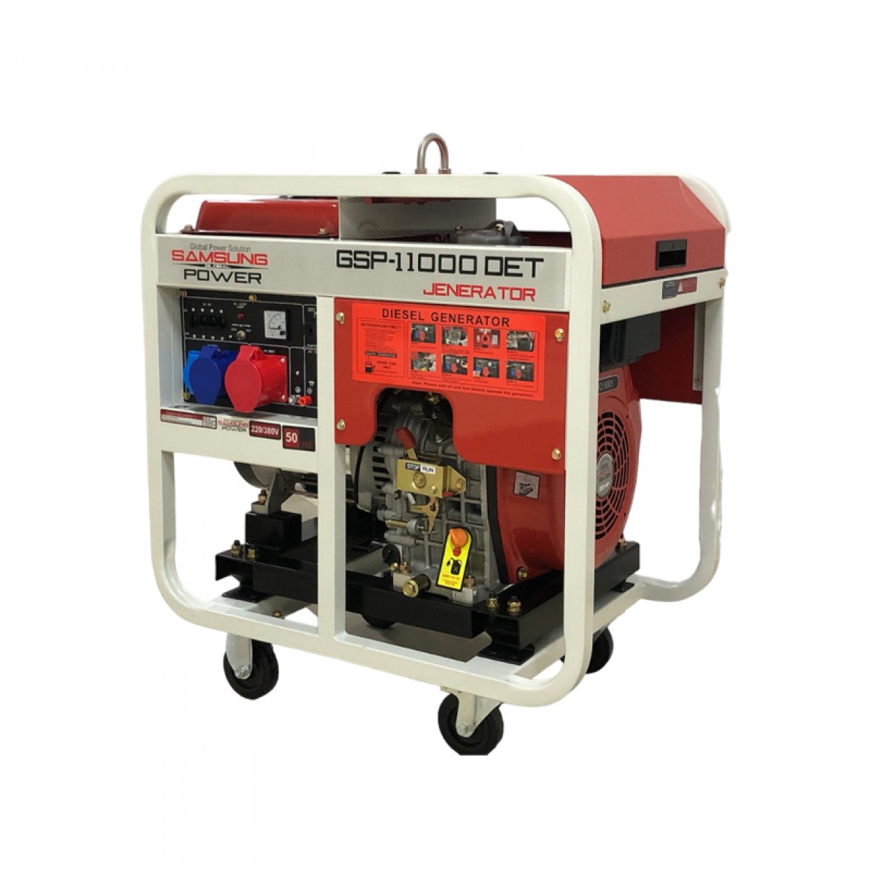 Samsung Di̇zel Jeneratör 11 Kw Tri̇faze/Monafaze Açik Kasa Marşli