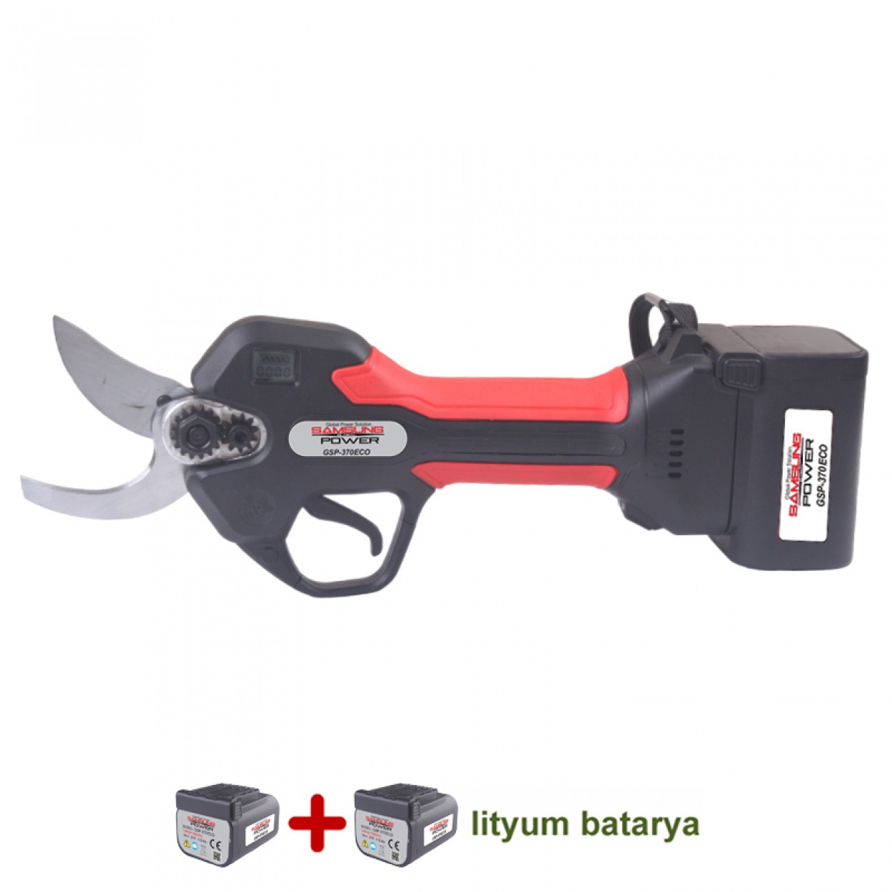 SAMSUNG AKÜLÜ BUDAMA MAKASI 37 MM 1+1 BATARYALI 4.0 ah