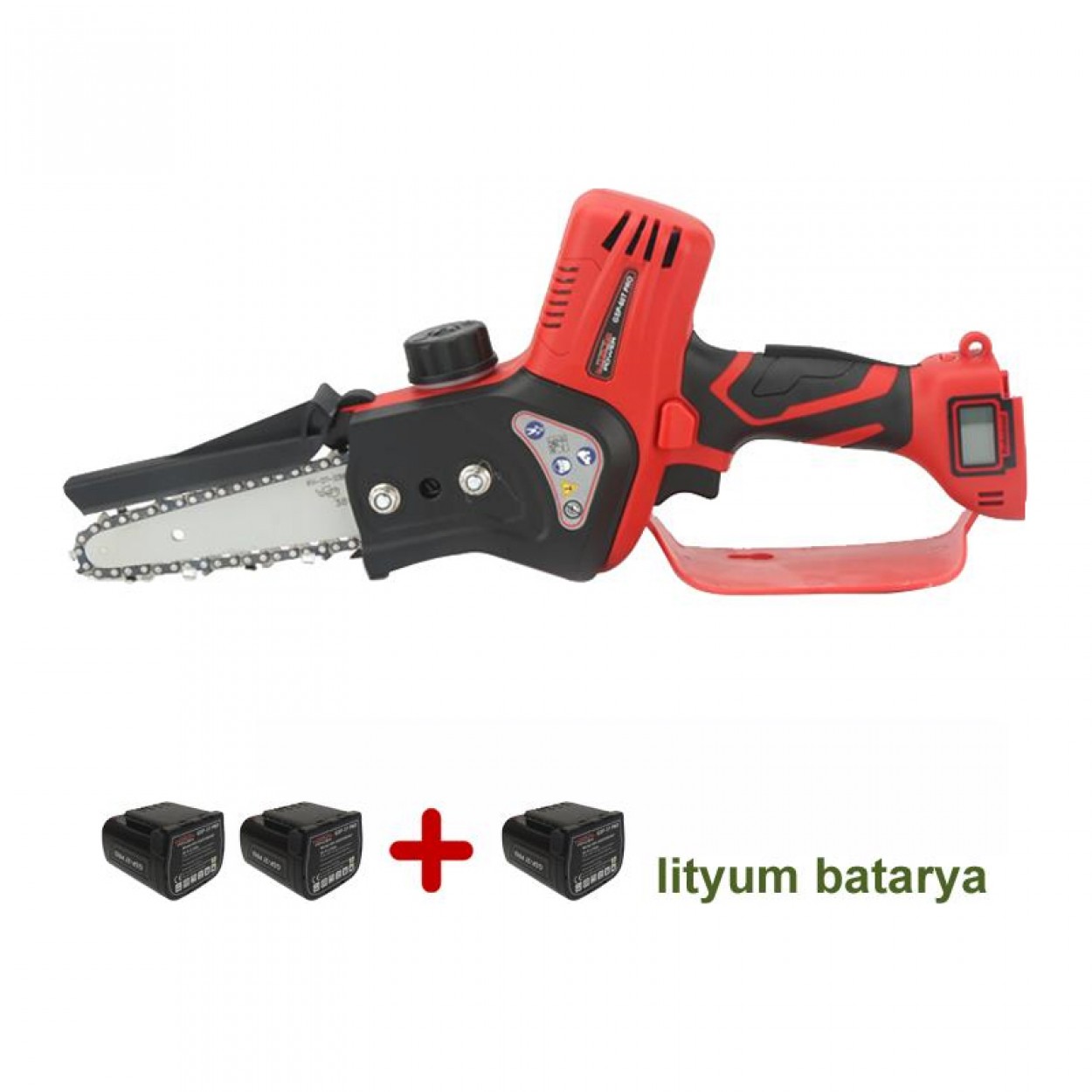 Samsung Akülü Zi̇nci̇rli̇ Budama Testeresi̇ 120 Mm 2+1 Bataryali