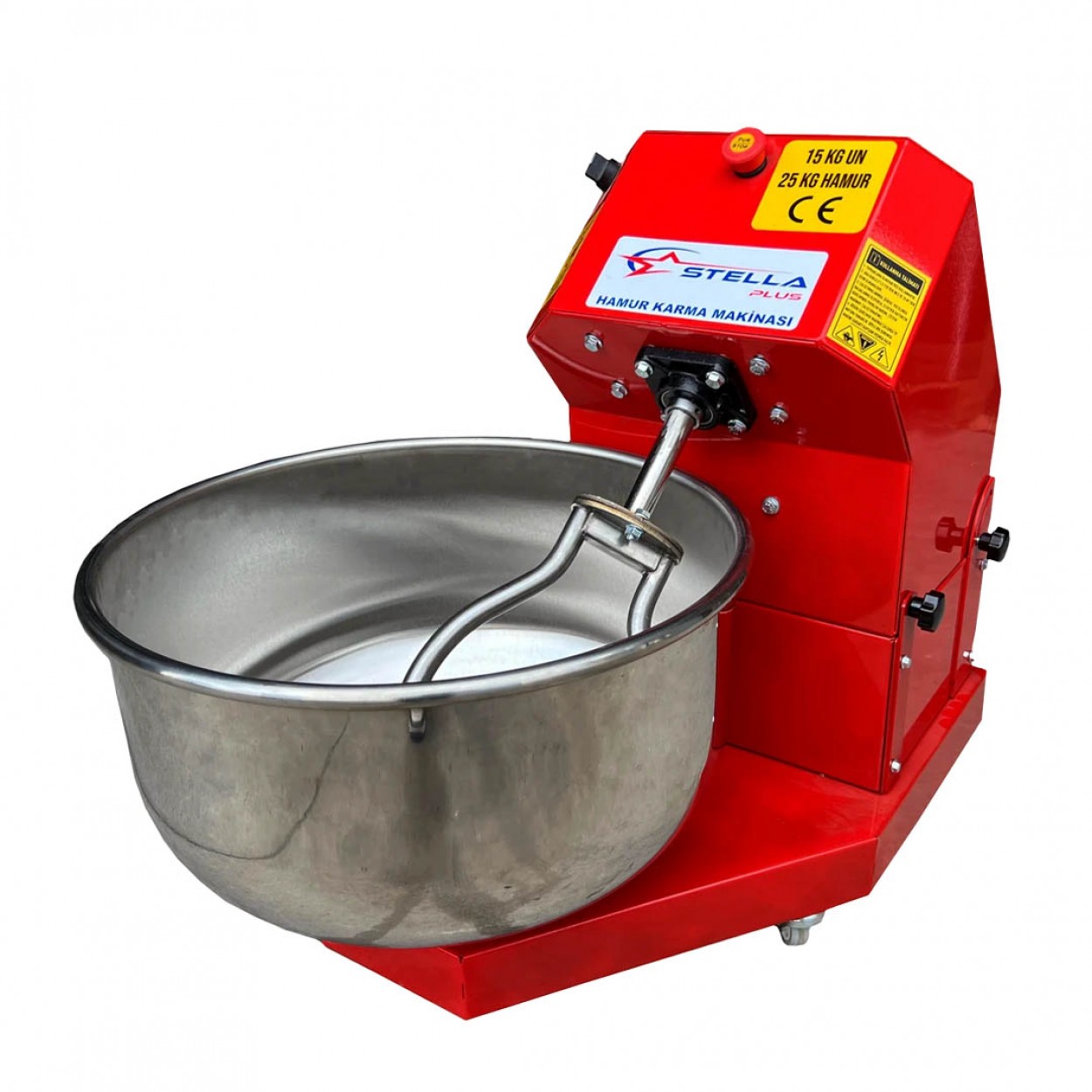 SP-15 Devirmeli Hamur Yoğurma Makinesi | 15 Kg Un - 25 Kg Hamur Kapasitesi