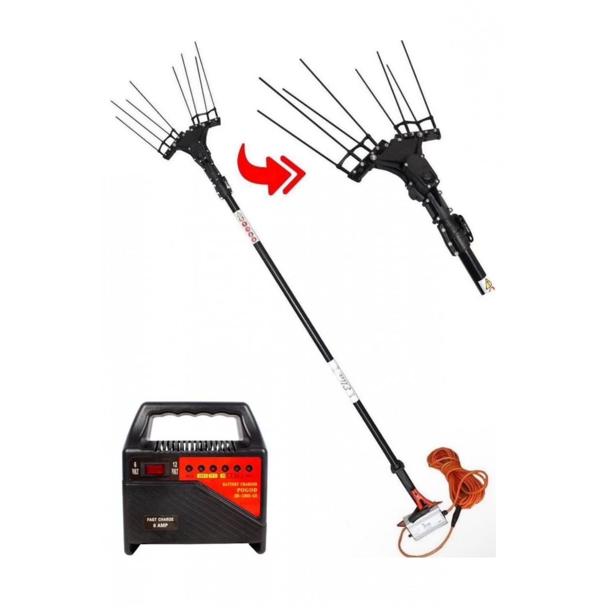 Elia - Sensörlü Akü Şarj Cihazlı Zeytin Hasat Makinesi